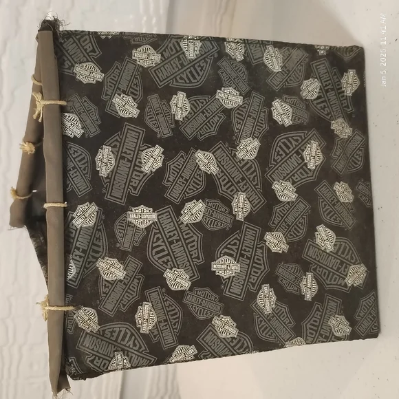 HARLEY DAVIDSON ROAMER BIKER BEAR BEAN PLUSH ''97 Fabric Harley Tent ''99 Set - Picture 8 of 10